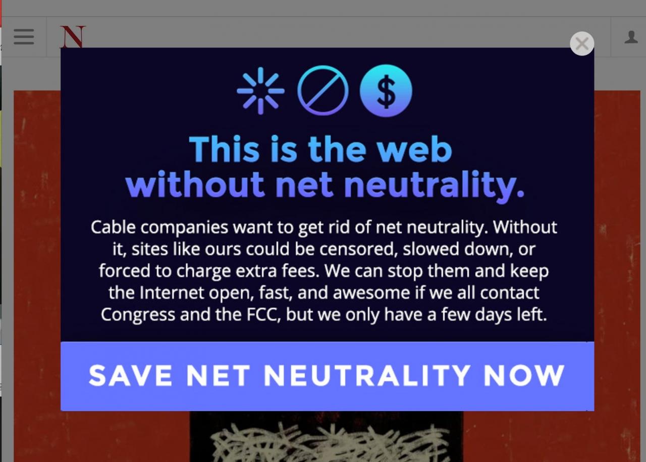 Net neutrality definition